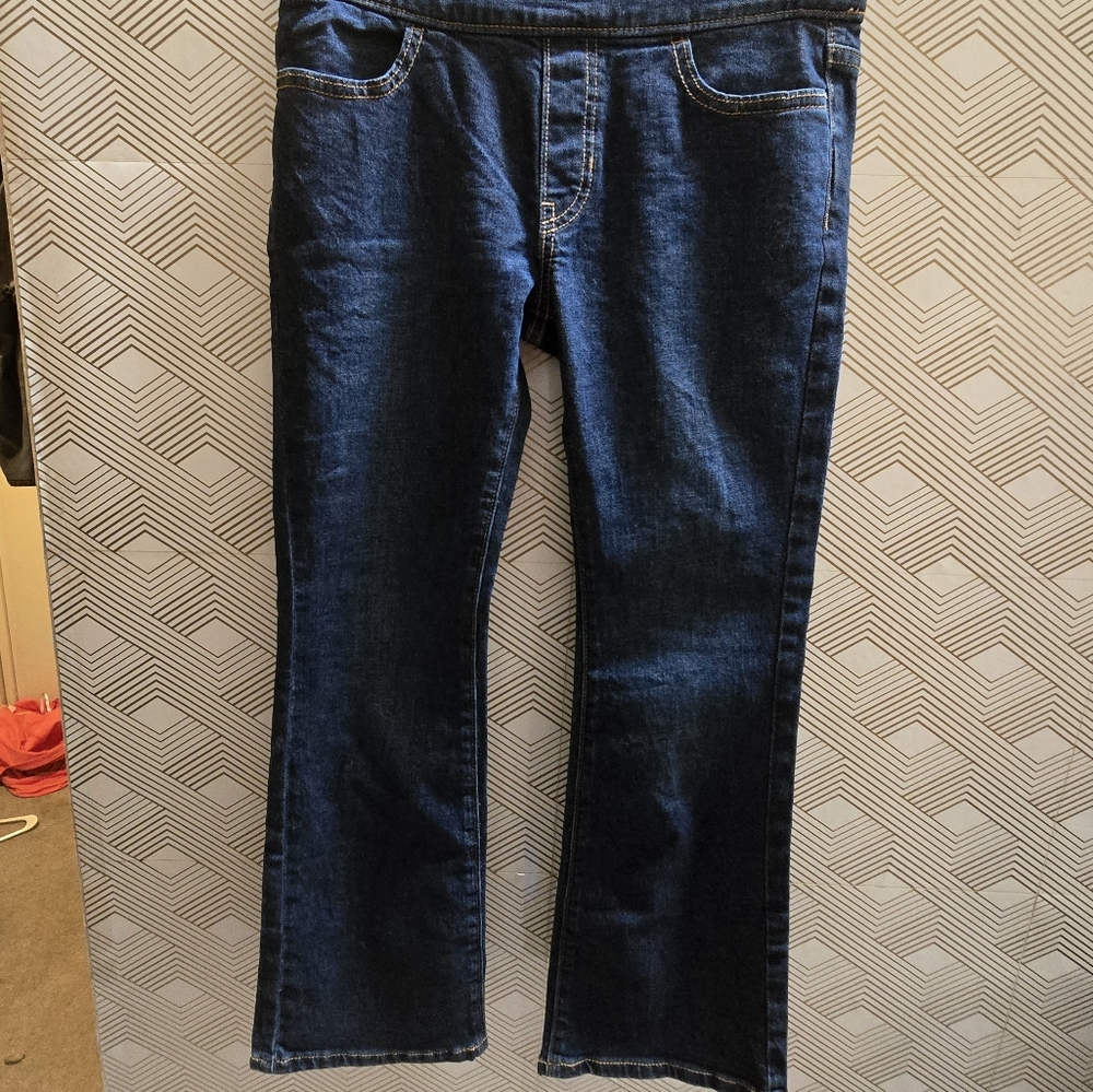 Dark Blue Denim Bootcut Jeans